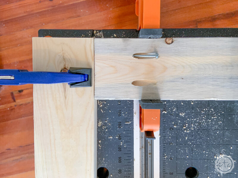 How to use pocket hole screws to join two boards together. 