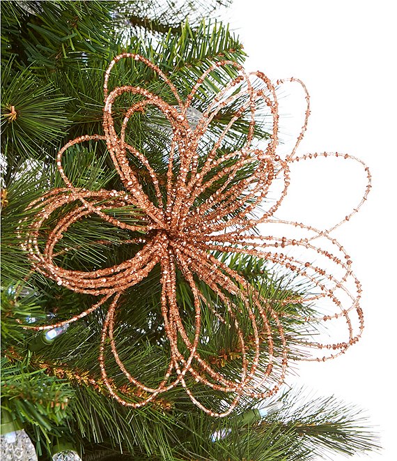 copper floral pick from Dillards for your Christmas tree