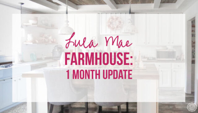 Lula Mae Farmhouse: 1 Month Update