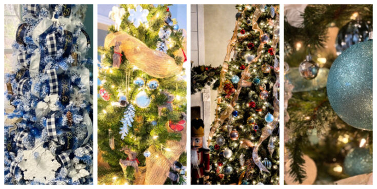 Christmas tree collage of 2