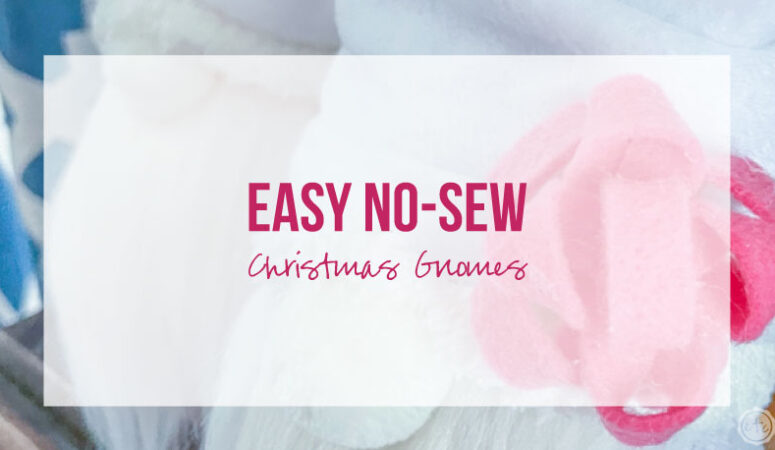 Easy No-Sew Christmas Gnomes