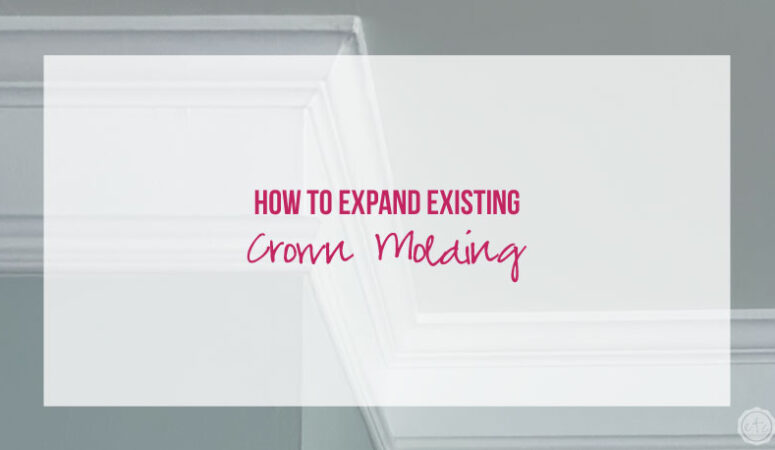 How to Expand Existing Crown Molding