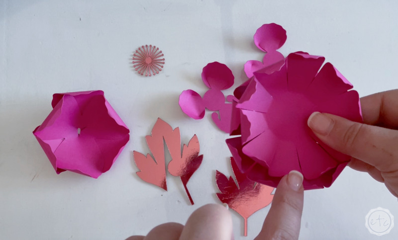 How to Make Paper Peonies with your Cricut - Happily Ever After, Etc.