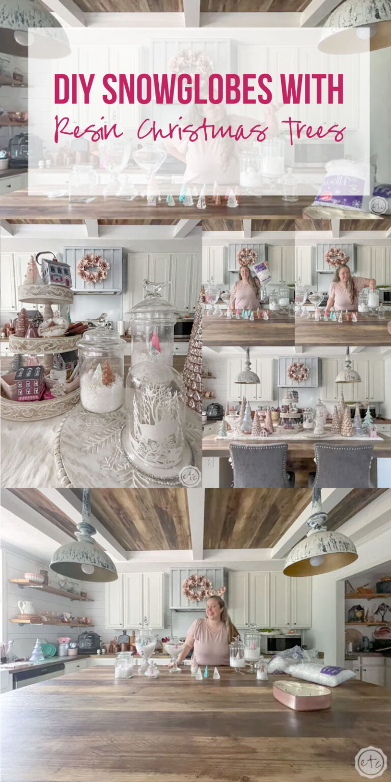 DIY Snow Globes with Resin Christmas Trees - Happily Ever After, Etc.
