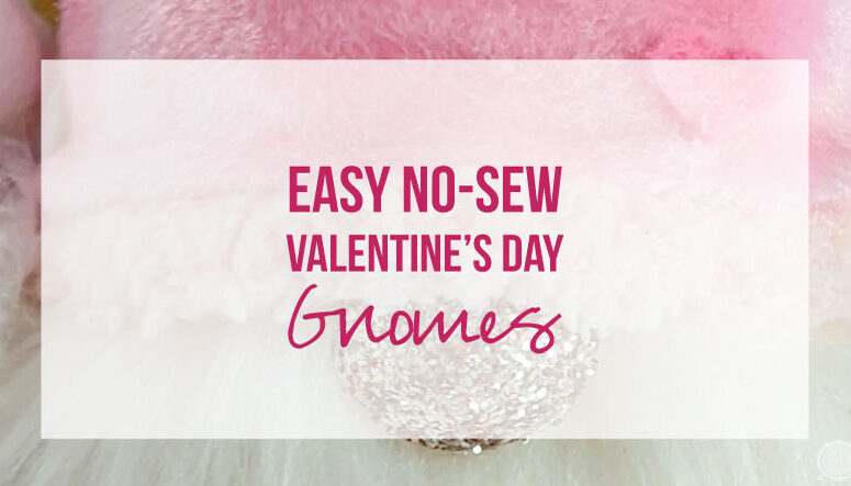 Easy No Sew Valentine’s Day Gnomes