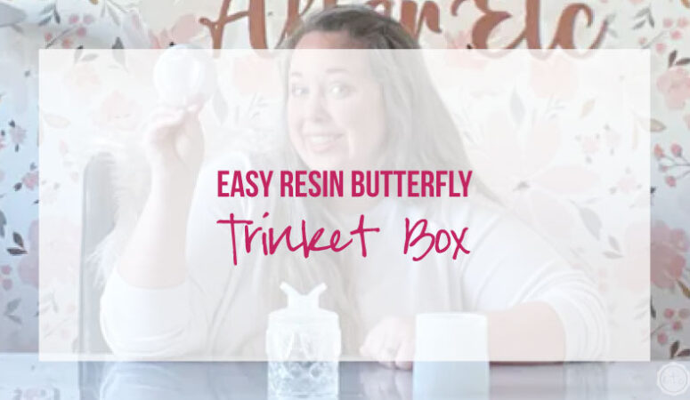 Easy Resin Butterfly Trinket Box