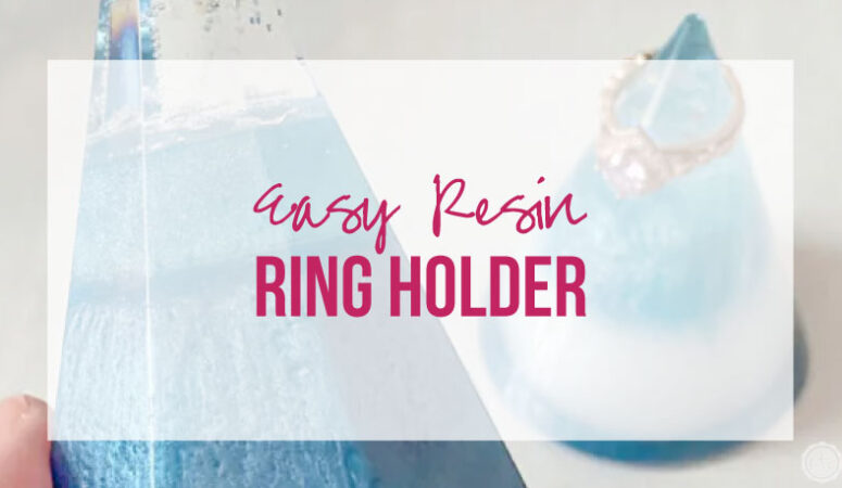 Easy Resin Ring Holder (DIY Layered Resin Ring Cone)