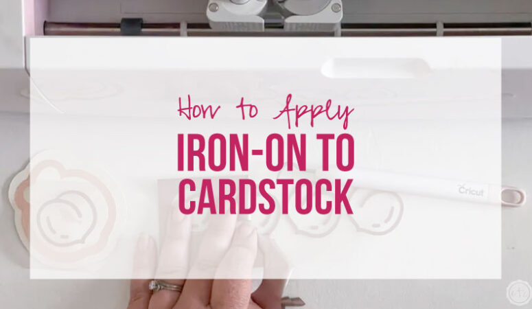 How to Apply Iron-On to Cardstock