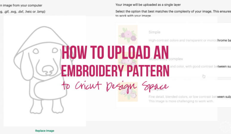 How to Upload an Embroidery PDF Pattern to Cricut Design Space