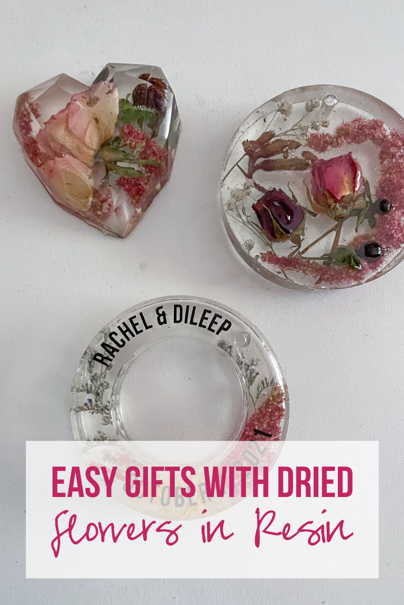 Easy Gifts with Dried Flowers in Resin - Happily Ever After, Etc.