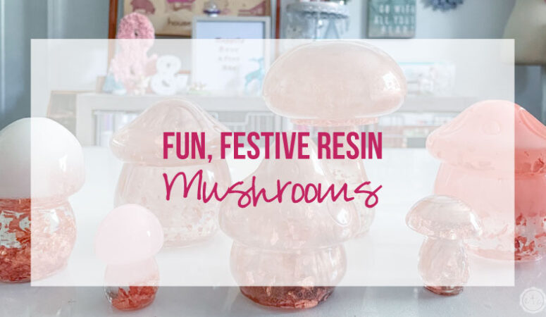 Fun, Festive Resin Mushrooms for Fall