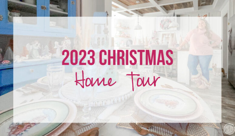 2023 Christmas Home Tour: Blush, Rose Gold and Seafoam