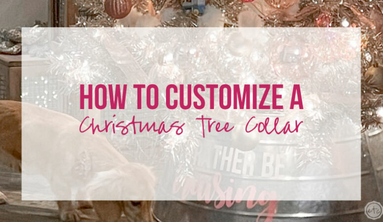 How to Customize a Christmas Tree Collar