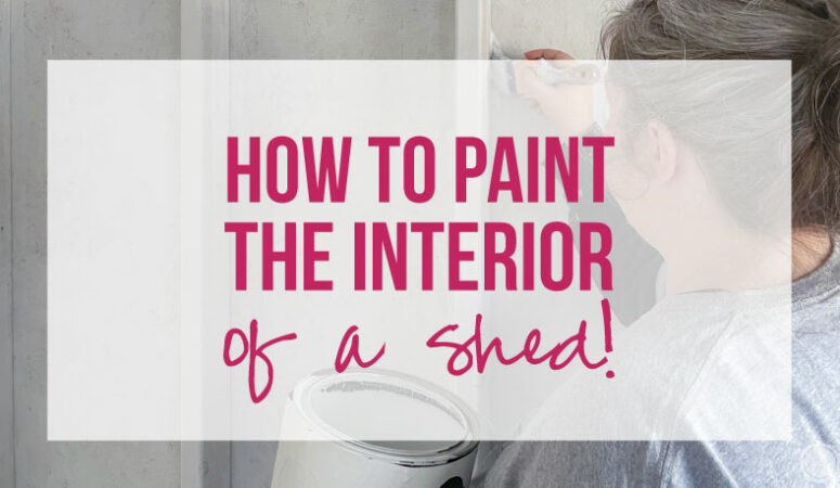 How to Paint the Interior of a Shed