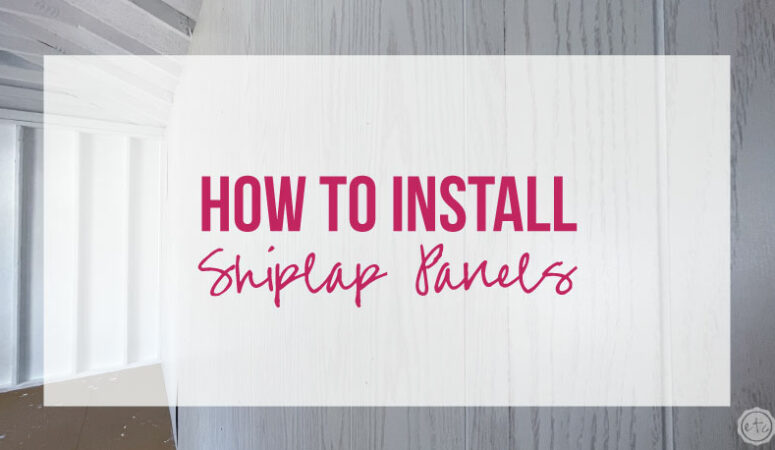 How to Install Shiplap Panels (vs Boards)